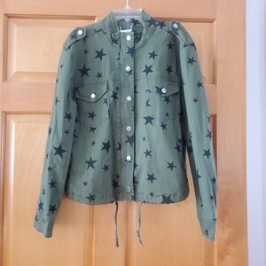 Jou Jou Olive Star Outerwear